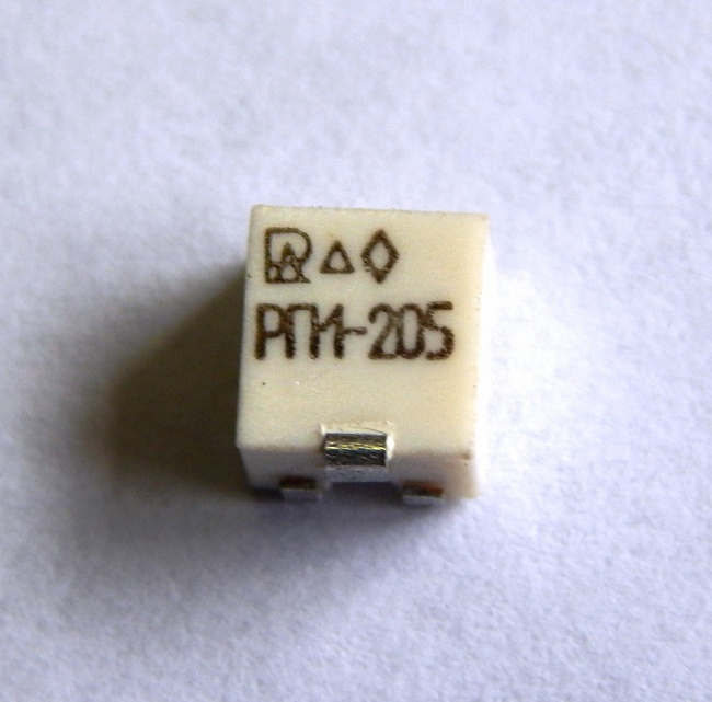 Сверхминиатюрные подстроечные резисторы РП1-205, РП1-210